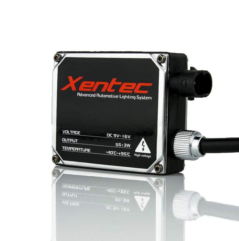 Xentec 55W Standard Size Ballasts x 2 bundle with 2 x Xenon Bulb H11 (H8/H9) offroad 6000K (Ultra White) offroad - Image 1